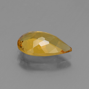 1.70캐럿 천연 골든 옐로우 골든 베릴, 배 모양, 11.2×7 mm, VVS
