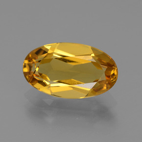 2.26캐럿 천연 살구 오렌지 골든 베릴, 타원형 컷, 12.1×7 mm, VVS-VS