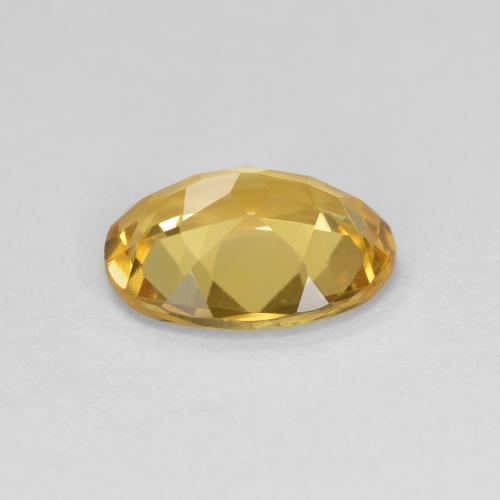 1.36캐럿 천연 골든 골든 베릴, 타원형 컷, 9×6.8 mm, VVS