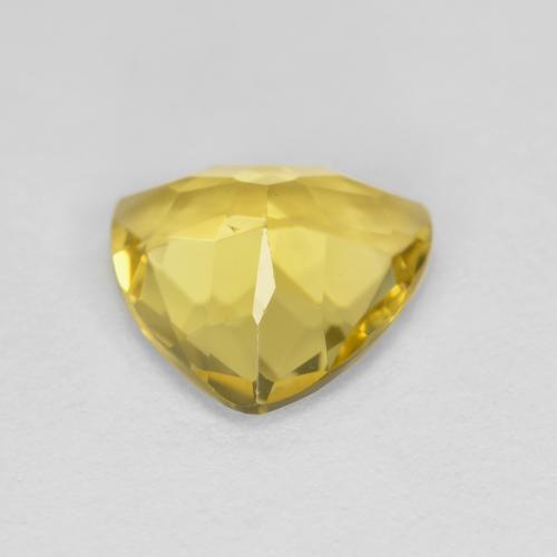 1.82캐럿 천연 투스카니 옐로우 골든 베릴, 트릴리언, 9×8.8 mm, VS