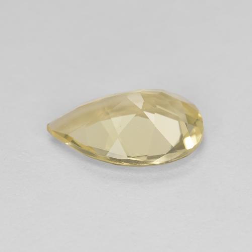 1.42캐럿 천연 디종 옐로우 골든 베릴, 배 모양, 10×6.7 mm, VS