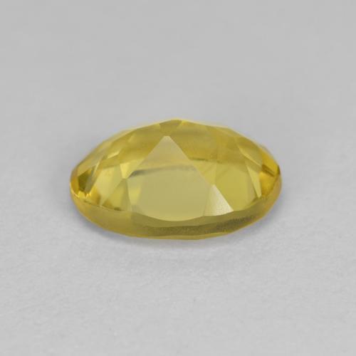 1.21캐럿 천연 디종 옐로우 골든 베릴, 타원형 컷, 8.2×6 mm, VS