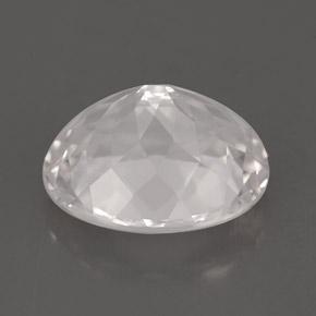 5.94캐럿 천연 화이트 고셰나이트, 타원형 컷, 13×10.8 mm, VS