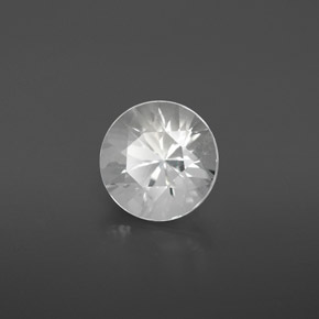 2.78캐럿 천연 화이트 고셰나이트, 라운드 컷, 8.98 mm, VVS-VS