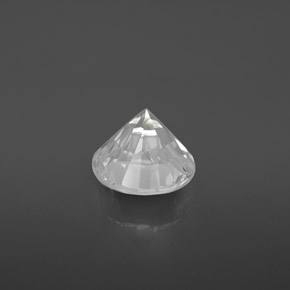 2.78캐럿 천연 화이트 고셰나이트, 라운드 컷, 8.98 mm, VVS-VS