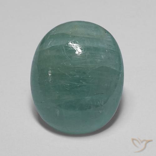 11.77ct 자연스러운 터키 옥 그란디디에라이트, 타원형, 투명한