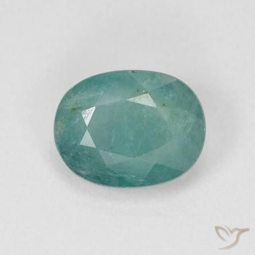 1.83ct 자연스러운 청록색 그란디디에라이트, 타원형, VS-SI
