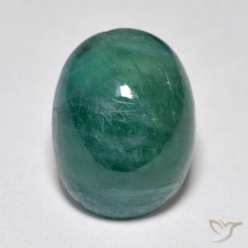 4.32ct 자연스러운 짙은 녹색 파란색 그란디디에라이트, 타원형, 투명한