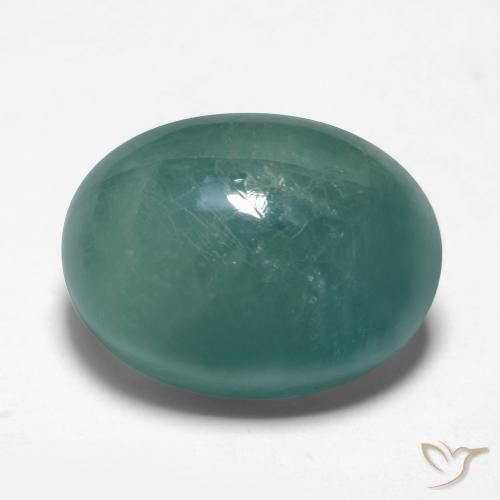 8.54ct 자연스러운 초록빛이 도는 파란색 그란디디에라이트, 타원형, 투명한