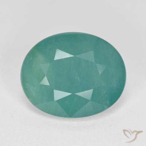 4.31ct 자연스러운 터키 옥 그란디디에라이트, 타원형, SI