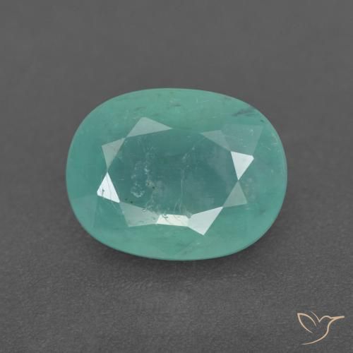 2.29ct 자연스러운 씨폼 그린 그란디디에라이트, 타원형, SI