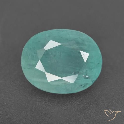 3.39ct 자연스러운 터키 옥 그란디디에라이트, 타원형, VS-SI