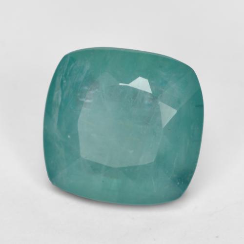 2.24캐럿 천연 터키석색 그란디디에라이트, 쿠션 컷, SI