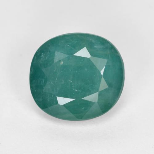 1.56캐럿 천연 초록빛이 도는 파란색 그란디디에라이트, 타원형 컷, VS-SI