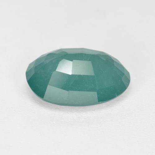 1.92캐럿 천연 터키석 그란디디에라이트, 타원형 컷, 9.5×7.1 mm, SI