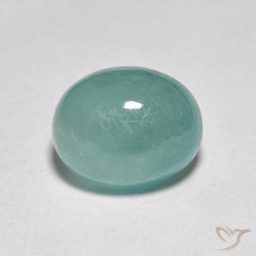 2.55ct 자연스러운 블루 그린 그란디디에라이트, 타원형, 투명한