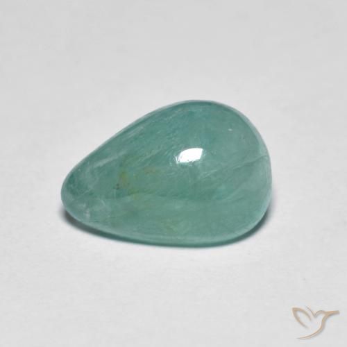 2.25ct 자연스러운 녹색-파란색 그란디디에라이트, 배 모양, 투명한