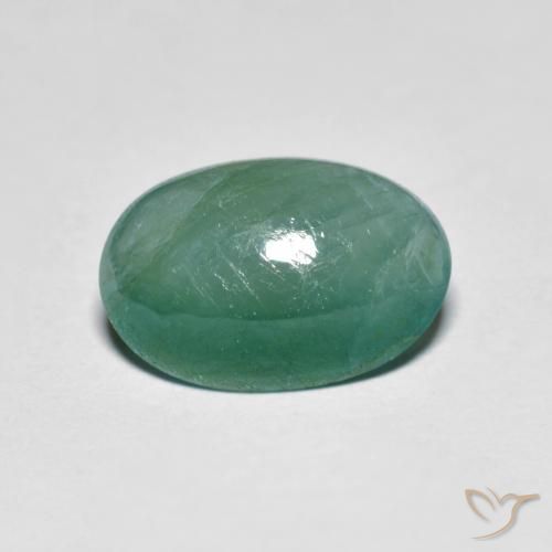 2.86ct 자연스러운 초록빛이 도는 파란색 그란디디에라이트, 타원형, 투명한