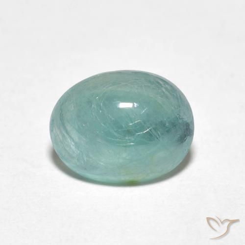 1.96ct 자연스러운 블루 그린 그란디디에라이트, 타원형, 투명한