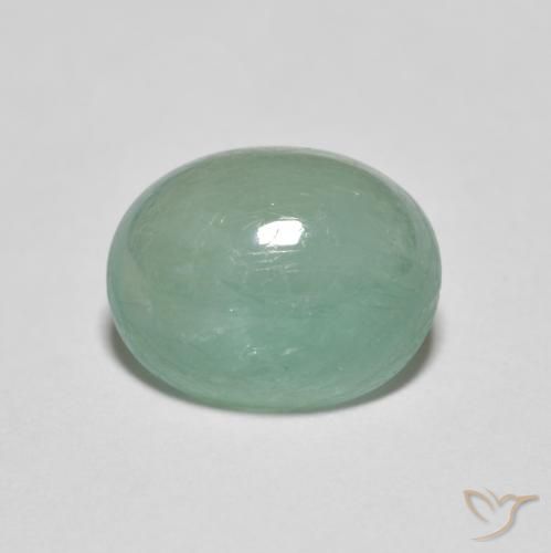 3.37ct 자연스러운 녹색-파란색 그란디디에라이트, 타원형, 투명한