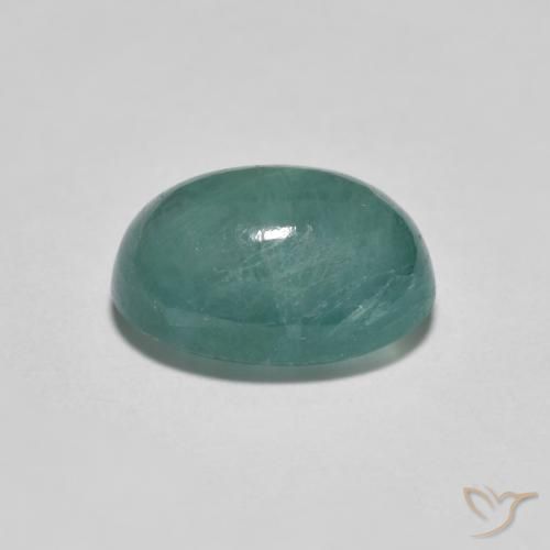 2.98캐럿 천연 밝은 청록색 그란디디에라이트, 타원형, 투명한