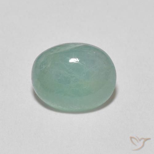 1.40ct 자연스러운 녹색-파란색 그란디디에라이트, 타원형, 투명한