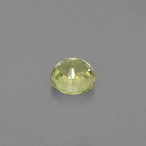 0.40캐럿 천연 골든 그린 그로슐라 가넷, 라운드 컷, 4.13 mm, VVS-VS
