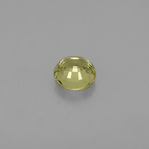 0.39캐럿 천연 골든 그린 그로슐라 가넷, 라운드 컷, 4.21 mm, VS