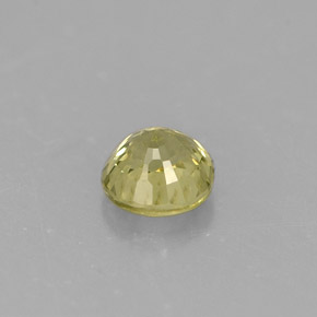 0.46캐럿 천연 골든 그린 그로슐라 가넷, 라운드 컷, 4.34 mm, VS-SI