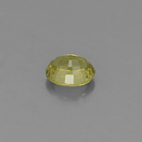 0.47캐럿 천연 라임 그린 그로슐라 가넷, 타원형 컷, 4.9×4 mm, VS