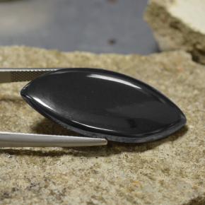 44.75캐럿 천연 짙은 회색 적철광, 보석, 불투명체