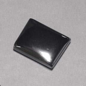 30.02캐럿 천연 블랙 그레이 헤마타이트, 바게트, 19.6×15.5 mm, 불투명체