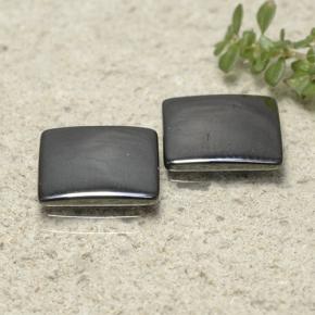 9.10캐럿 천연 블랙 그레이 헤마타이트 보석, 스퀘어, 10.9×10.9 mm, 불투명체