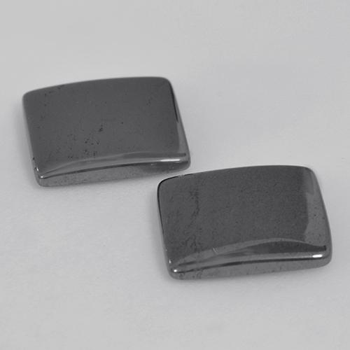 9.90캐럿 천연 미디엄 그레이 헤마타이트 보석, 스퀘어, 11×10.9 mm, 불투명체