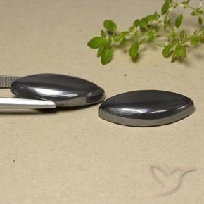 46.29캐럿 천연 블랙 그레이 적철광 보석, 보석, 불투명체