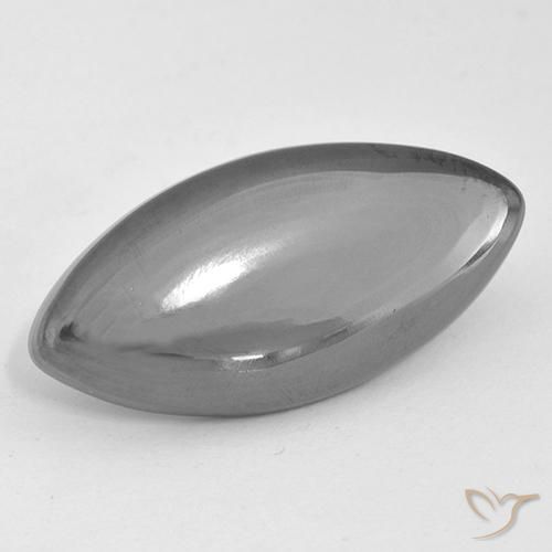 14.86ct 자연스러운 미디엄 그레이 적철광, 보석, 불투명체