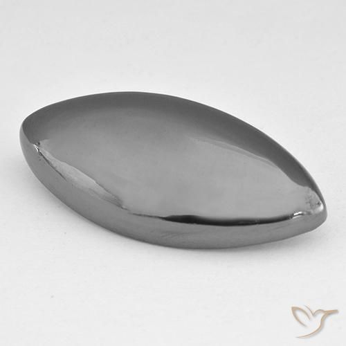 30.85ct 자연스러운 실버 그레이 적철광, 보석, 불투명체