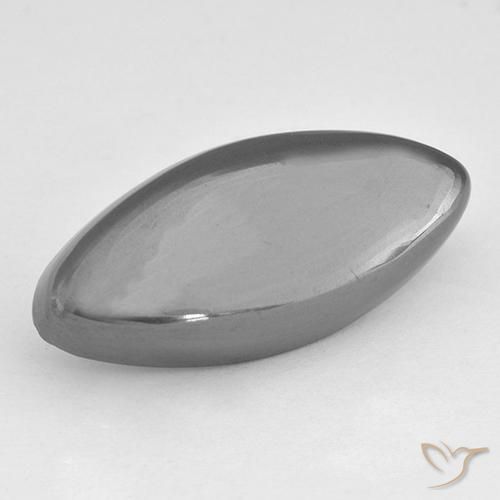 23.44ct 자연스러운 미디엄 그레이 적철광, 보석, 불투명체