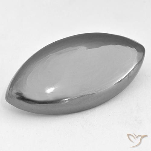 24.20ct 자연스러운 실버 그레이 적철광, 보석, 불투명체