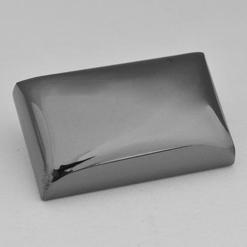 39.93캐럿 천연 미디엄 그레이 헤마타이트, 바게트, 22.6×13.9 mm, 불투명체