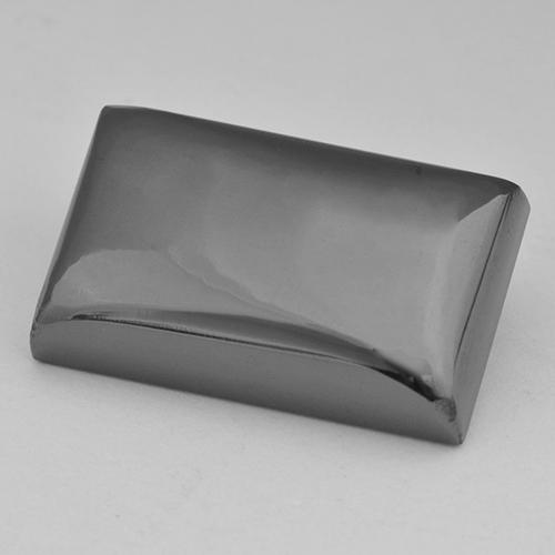 39.93캐럿 천연 미디엄 그레이 헤마타이트, 바게트, 22.6×13.9 mm, 불투명체