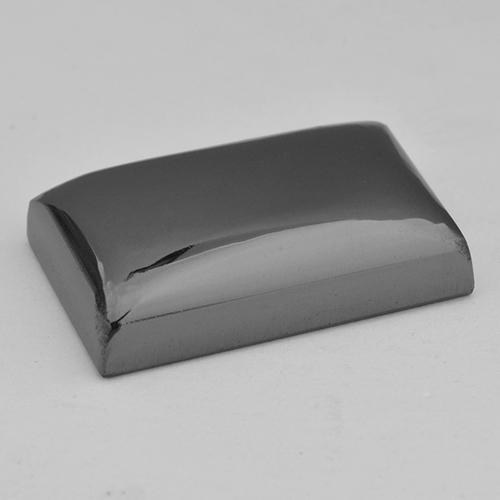 39.93캐럿 천연 미디엄 그레이 헤마타이트, 바게트, 22.6×13.9 mm, 불투명체