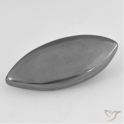 12.52ct 자연스러운 실버 그레이 적철광, 보석, 불투명체