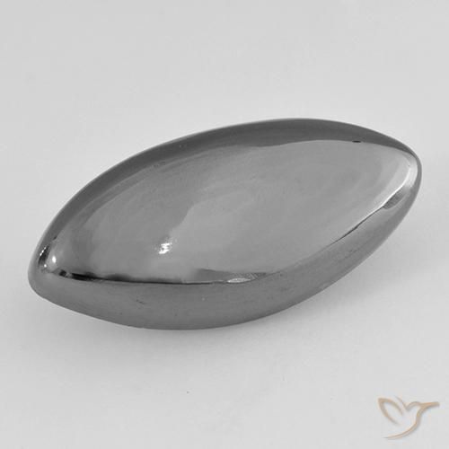 19.72ct 자연스러운 실버 그레이 적철광, 보석, 불투명체