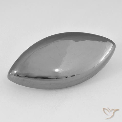 18.77ct 자연스러운 실버 그레이 적철광, 보석, 불투명체