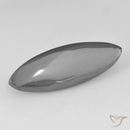 12.87ct 자연스러운 미디엄 그레이 적철광, 보석, 불투명체