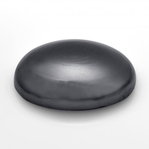 38.89캐럿 천연 미디엄 그레이 헤마타이트, 타원형 컷, 22.5×17.3 mm, 불투명체