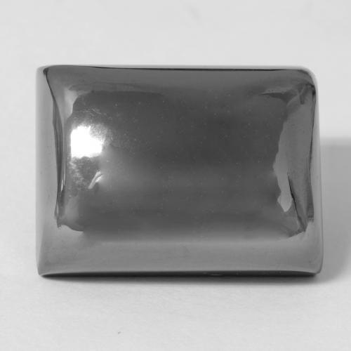 34.70캐럿 천연 실버 그레이 헤마타이트, 바게트, 18×13.4 mm, 불투명체