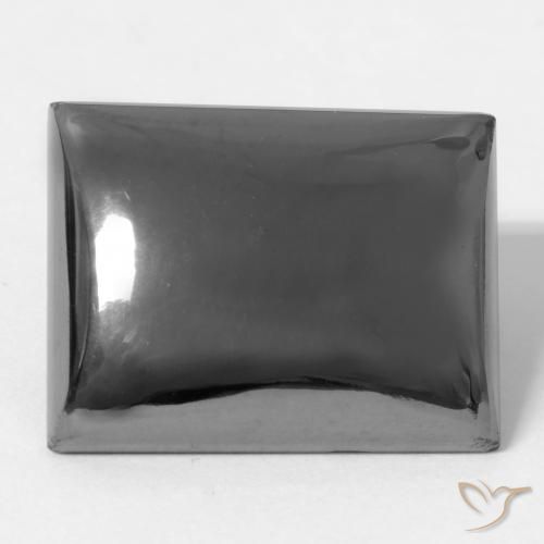 21.73ct 자연스러운 미디엄 그레이 적철광, 바게트, 불투명체