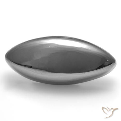 21.54ct 자연스러운 실버 그레이 적철광, 보석, 불투명체